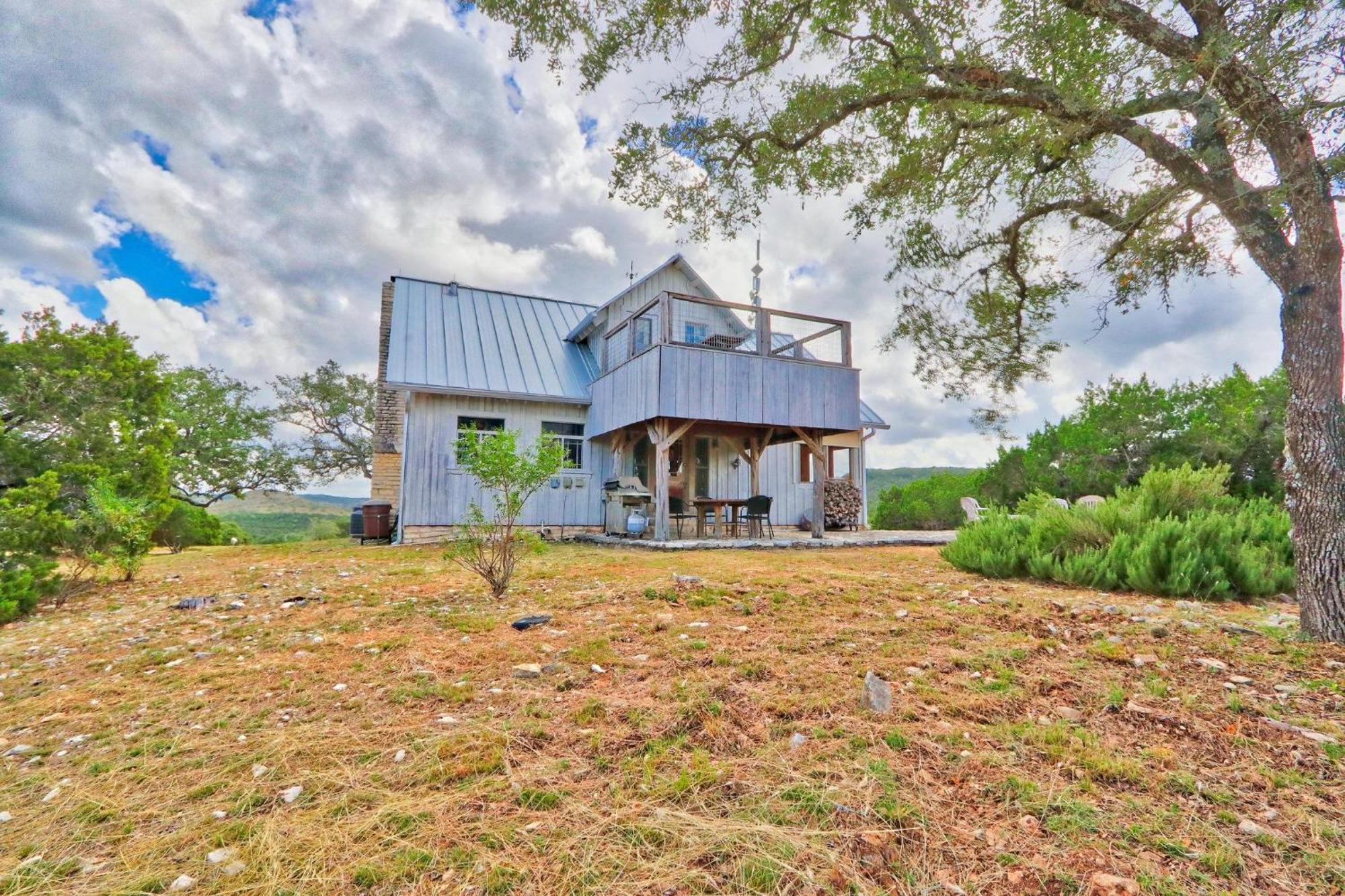 Log Cabin At Old Glory Ranch Wimberley Kültér fotó